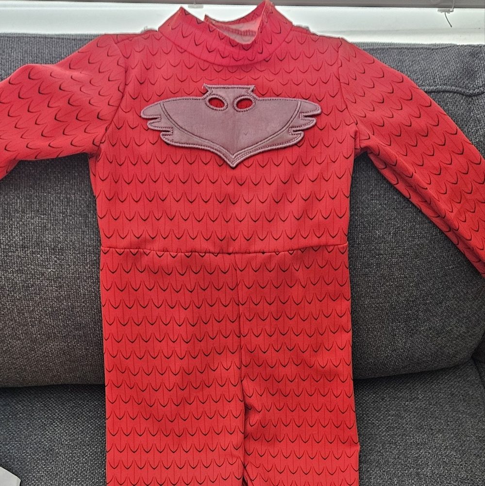 Kids Red Superhero Costume